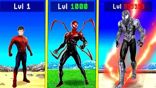 Upgrading 1 Level SPIDERMAN to 1000000 Level in random games,Level in random games @ARTREACTION