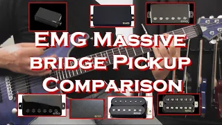 EMG massive Active bridge pickup comparison !