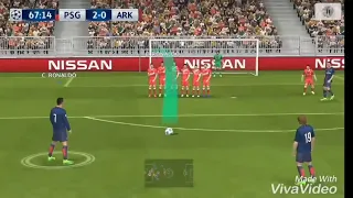 PES 2017 Mobile Free Kick CR7 or Messi?? #Pes2017mobile