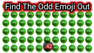 find the odd emoji out | Find the difference | find the difference emoji | low to high #42