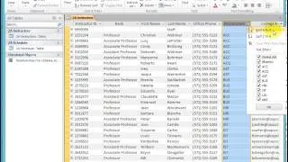 Sorting records in a table in ascending or descending order - Activity 2.05