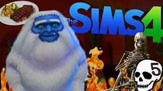 CURSE OF THE CANNIBAL YETI | Sims 4 #5