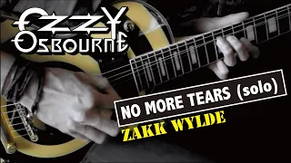 Ozzy Osbourne /  Zakk Wylde - No More Tears (Solo)  :by Gaku