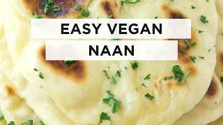 Easy Vegan Naan