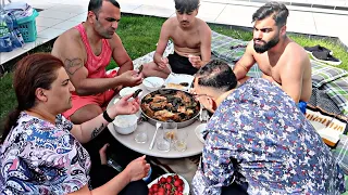 FAMILIE VLOG / GEFÜLLTE WEINBLÄTTER 🤤 & (MEHIR) KURDISCHE DELIKATESSE 💥 BASNASKÜCHE