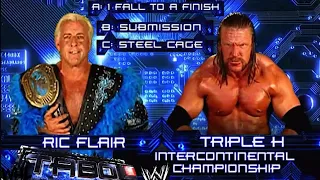 Ric Flair Vs Triple H Steel Cage Match Taboo Tuesday 2005 Highlights