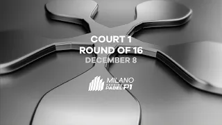 (Replay) Milano Premier Padel P1: Court 1 Allianz Cloud 🇪🇸 (December 8th)