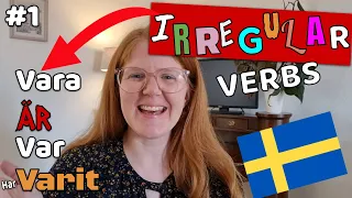 10 IRRegular Swedish verbs you NEED to know (and how to conjugate them) - ORegelbundna verb
