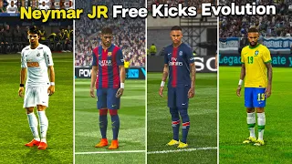 NEYMAR JR Free Kicks From PES 2011 to 2022