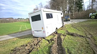 KIPPT DAS SCHÖNE WOHNMOBIL DOCH NOCH? Sven fährt Concorde Cruiser 4x4 FEST! Ein ❤️ für alle Helfer!