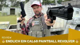 Umarex HDR 68 cal Paintball Revolver (test german)
