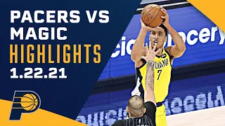 Indiana Pacers Highlights vs. Orlando Magic | January 22, 2021 | NBA