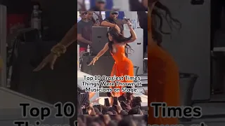 Top 10 Craziest Things Were Thrown At Musicians On Stage.