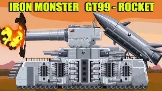 Iron Monster GT99 Rocket / Nina tank cartoon