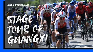 CLOSE FINISH! | Tour Of Guangxi Stage 1 Conclusion | Highlights | Eurosport