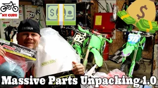 Massive Dirtbike Parts Unboxing 1.0