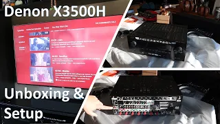 Denon AVR X3500H Unboxing & Setup