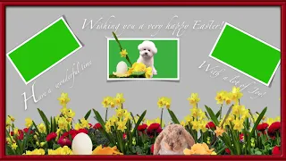 TOP HD FREE GREEN SCREEN FRAME FOR EASTER GREETINGS FREE DOWNLOAD NO COPYRIGHT
