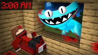 RAINBOW FRIENDS CYAN M'ESPIONNE PENDANT QUE JE DORS A 3H00 DU MATIN SUR MINECRAFT !