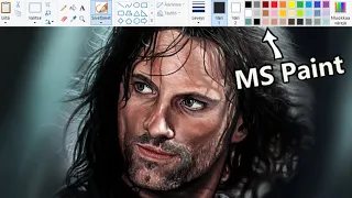 Painting Photorealism on MS Paint (Aragorn)