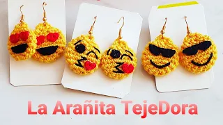 🕸Aretes, Pendientes a Crochet #6 ¡YA perdí la cuenta de los que he vendido!🤑🧶paso a paso en 10min