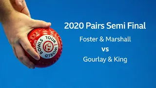 Just. 2020 World Indoor Bowls Championships: Day 3 Session 2 - Foster & Marshall v Gourlay & King