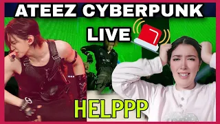 ATEEZ CYBERPUNK LIVE REACTION | I  DIDN'T NEED TO SUFFER THAT MUCH