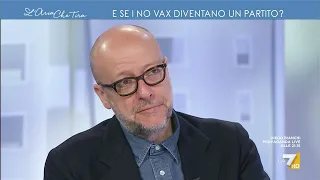 Myrta Merlino al giurista Ugo Mattei non vaccinato: "Non è più un ragazzino e se s'infettasse ...