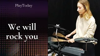 WE WILL ROCK YOU (partial)  //  drums cover  /