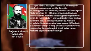 Azərbaycanın Milli Qəhrəman-Bagirov Allahverdi