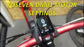 ToSeven DM01 motor settings