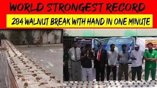 most walnut smashed with hand in one minute