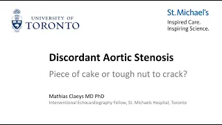 Discordant Aortic Stenosis: Piece of cake or tough nut to crack?