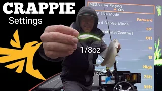 MEGA Live Settings for Crappie Jigs