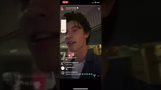 Shawn Mendes Instagram Live ("Behind the scenes”, ft. John Mayer, 18.11.19)