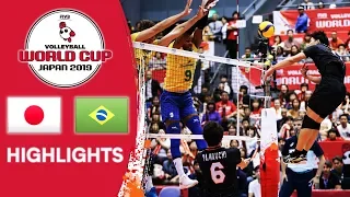 JAPAN vs. BRAZIL - Highlights | Men's Volleyball World Cup 2019