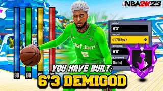 *NEW* REBIRTH 6'3 GUARD BUILD is a DEMIGOD in 2K23! 99 STEAL + 92 3BALL & CONTACT DUNKS! NBA 2K23