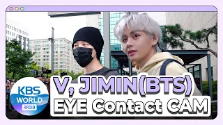 [4K] V, JIMIN EYE CONTACT CAM :: 뷔, 지민 아이컨택캠 @ MUSIC BANK