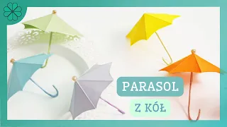 How to make: Paper circle umbrella | (DIY Tutorial)