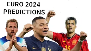 My EURO 2024 Predictions