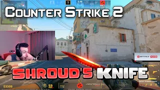 Tarik reacts to Shroud’s Doppler Ruby M9 Bayonet on CS2 - SMShawkCS