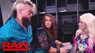 Enzo Amore checks on Nia Jax: Raw, Jan. 15, 2018