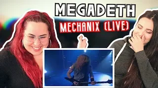 Two Sisters REACT to MEGADETH - MECHANIX (LIVE) | For The First Time! / REACTION