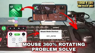 Mantis Mouse Pro Mouse 360% Rotating Problem Solve In Game Free Fire Max Full Video