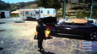 FINAL FANTASY XV EPISODE DUSCAE - Cindy at the Gas Station