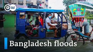 1/3 of Bangladesh flooded amid heaviest monsoon rains in years | DW News