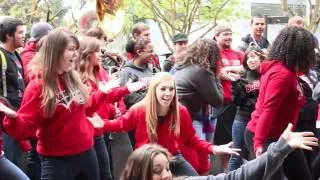 Fresno State Who Let The Dogs Out Flash Mob 2012