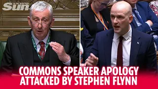 Commons speaker apology attacked by Stephen Flynn