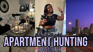 Vlogtober Day 4| I’m moving AGAIN ‼️| Let’s go Apartment Hunting in Houston Texas | 2023