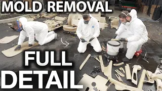 Dirtiest Car Ever! BMW Full Interior Removal and Detail BMW 5 Series